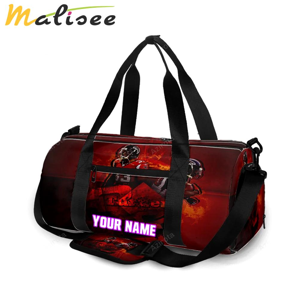 Atlanta falcons michael turner 33 personalized name travel bag gym bag 1069 Travel Bag
