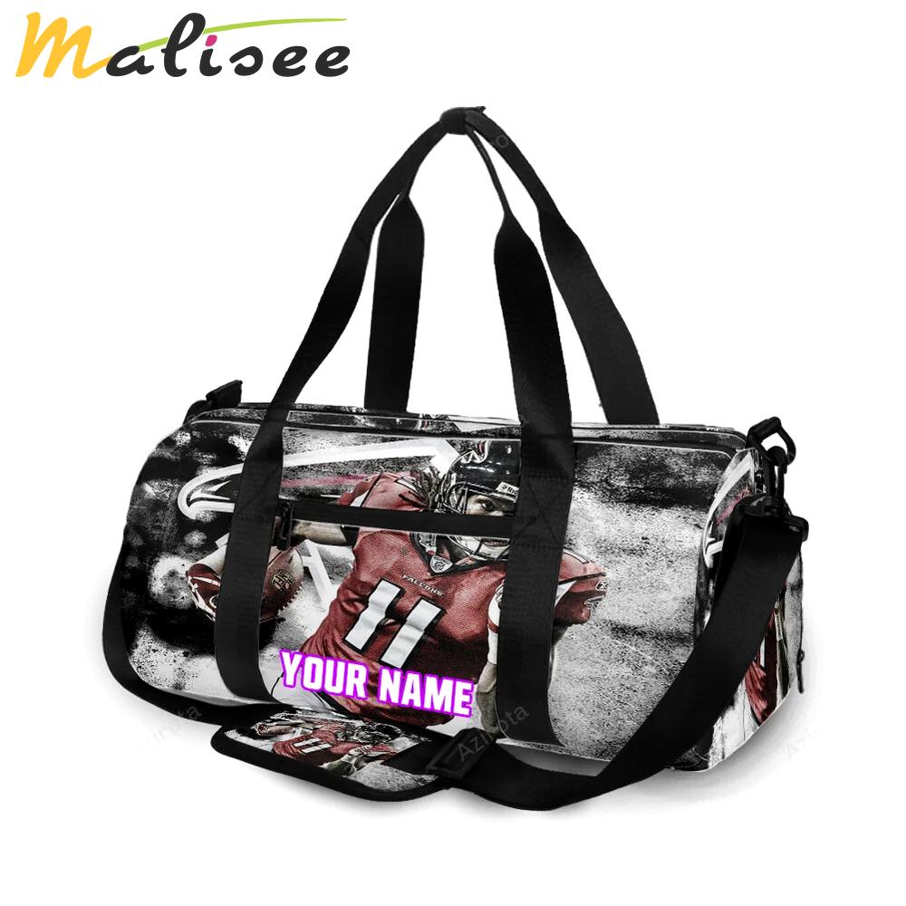 Atlanta falcons player 11 personalized name travel bag gym bag 2089 Travel Bag