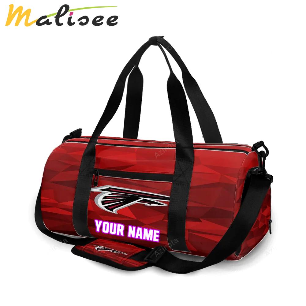 Atlanta falcons shape logo personalized name travel bag gym bag 1443 Travel Bag