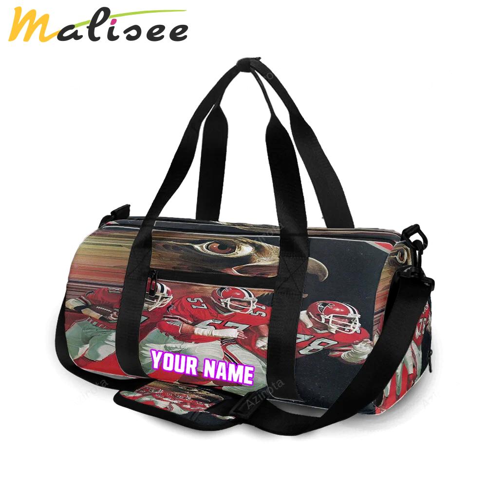 Atlanta falcons team7 personalized name travel bag gym bag 1157 Travel Bag