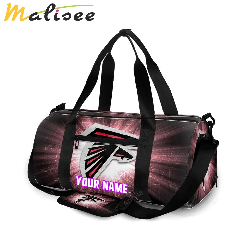 Atlanta falcons texture bright personalized name travel bag gym bag 245 Travel Bag