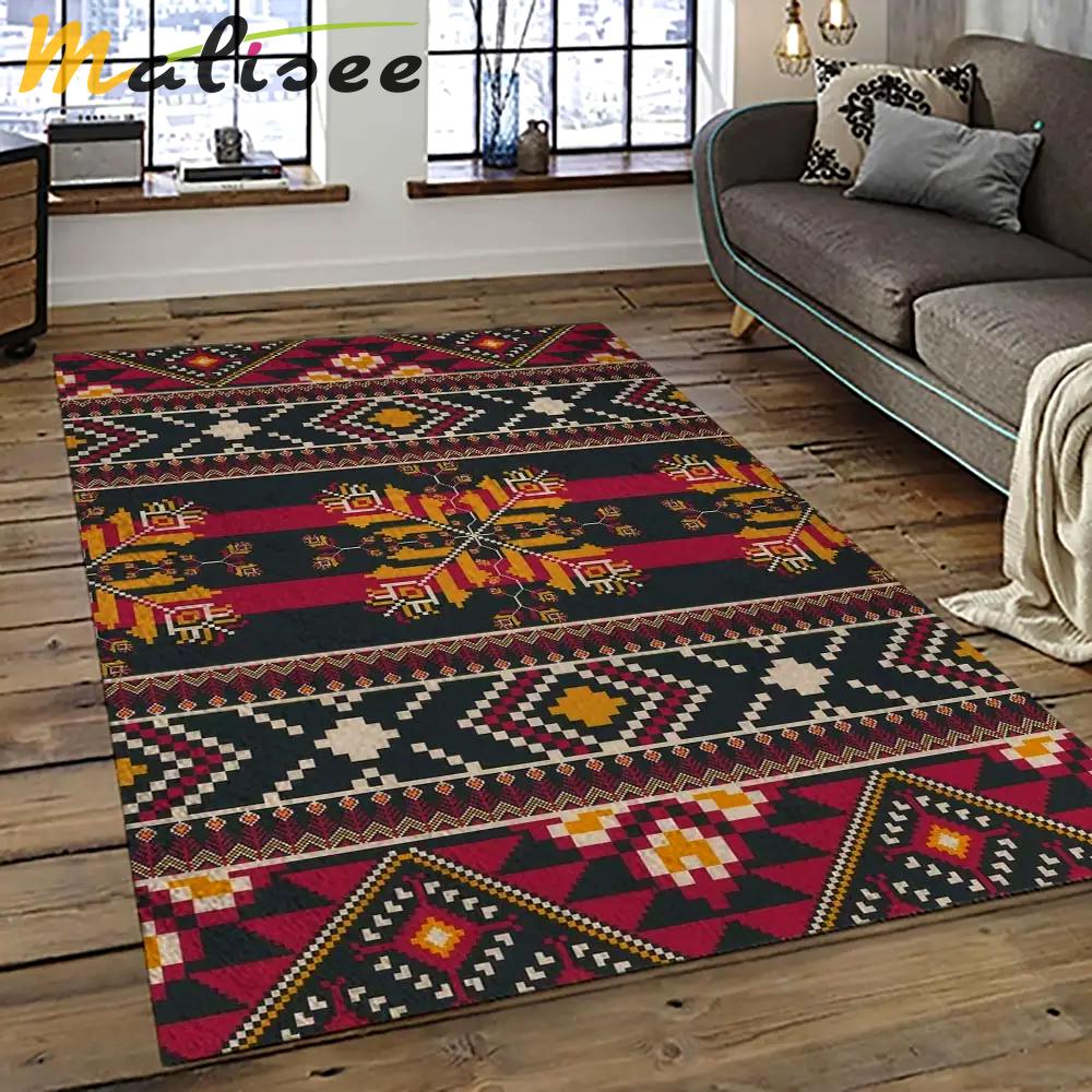 Aztec southwestern geometric shape pattern carpet area rug best gift for home decor event gift asg81 Rectangle Rug