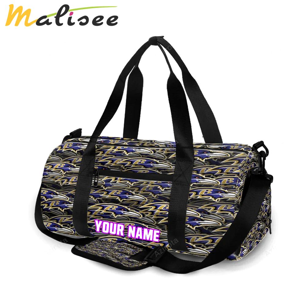 Baltimore ravens logo21 personalized name travel bag gym bag 1511 Travel Bag
