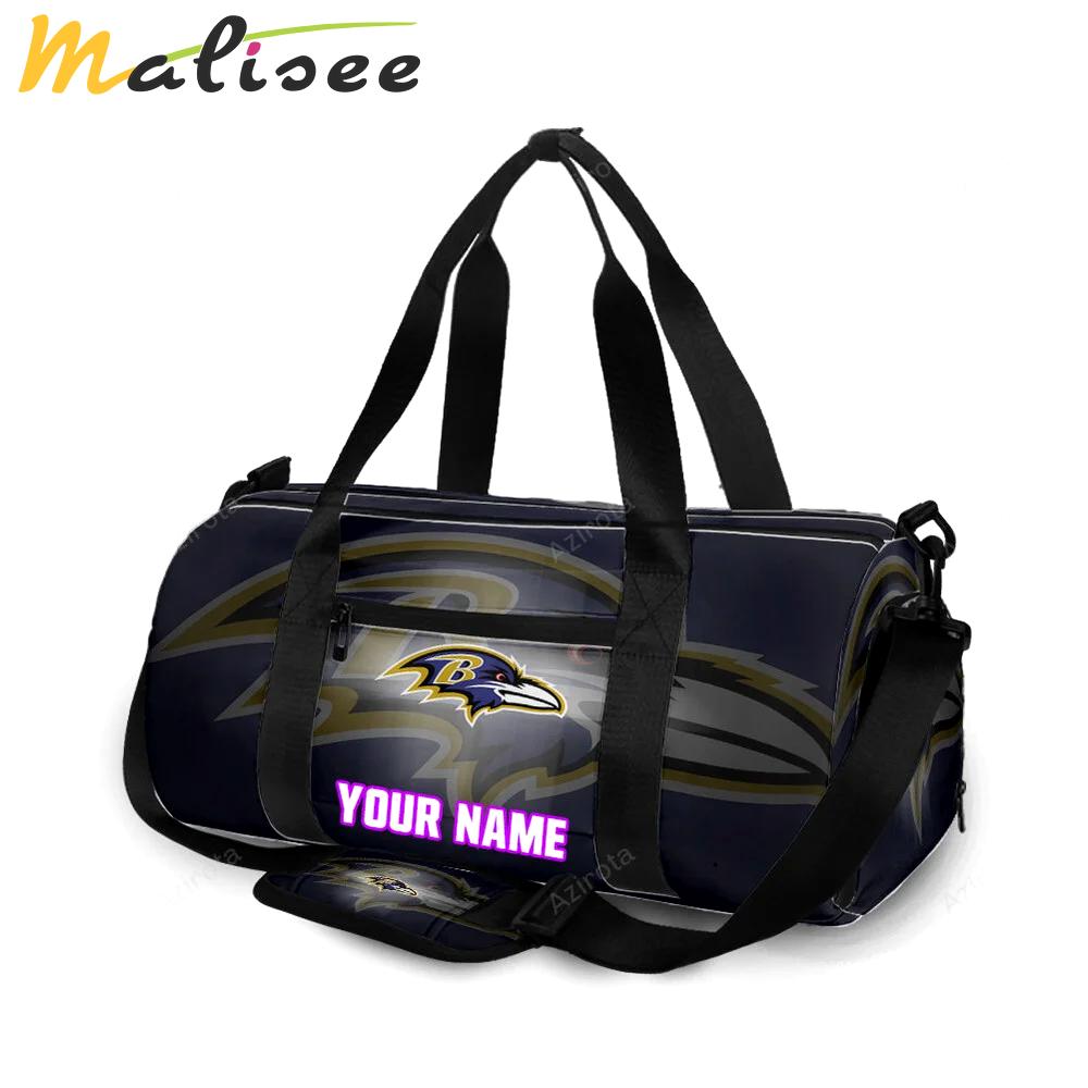 Baltimore ravens logo7 personalized name travel bag gym bag 1528 Travel Bag