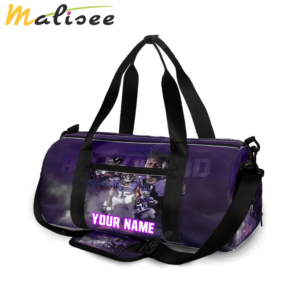 Baltimore ravens team9 personalized name travel bag gym bag 1133 Travel Bag