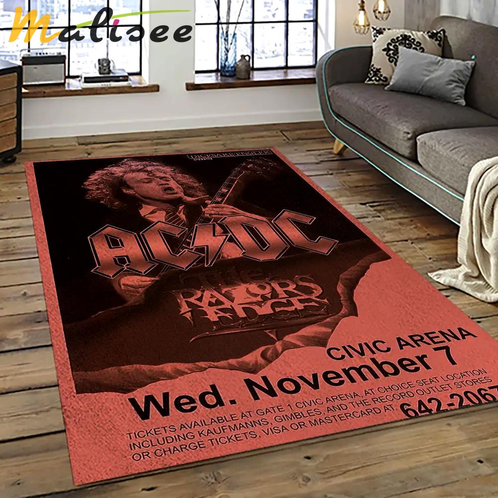 Band ac/dc music carpet rectangle area rug for living room bedroom decor acdc29 Rectangle Rug