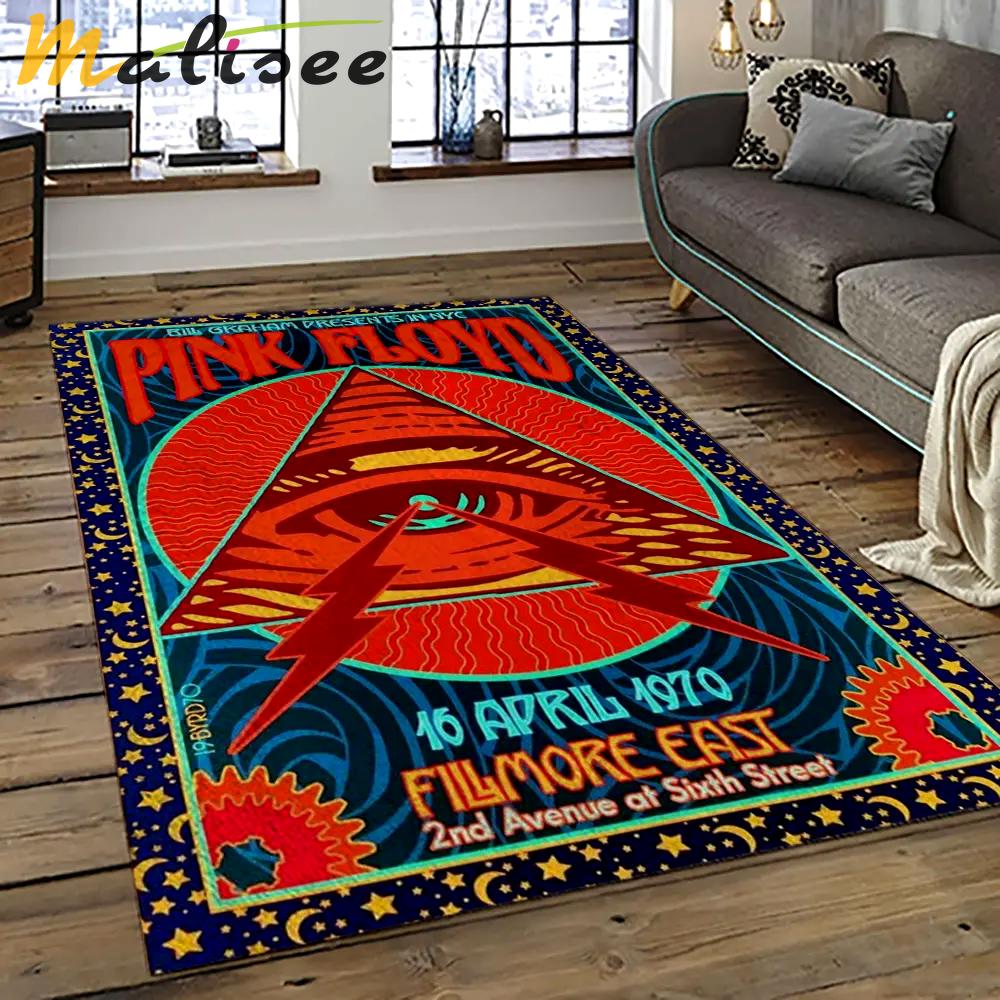 Band pink floyd music carpet rectangle area rug for living room bedroom decor pfo47 Rectangle Rug