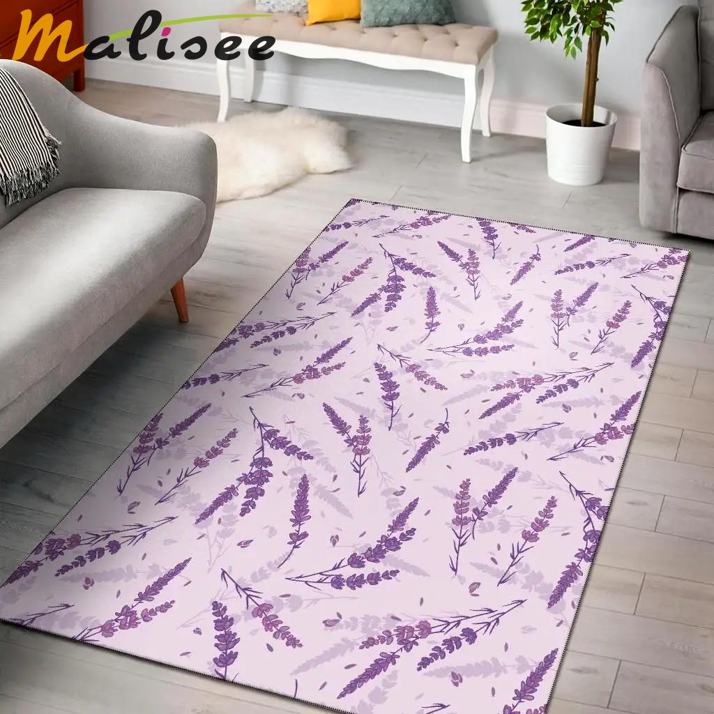 Blue strawberry pattern print area rug living room rug home decor Rectangle Rug