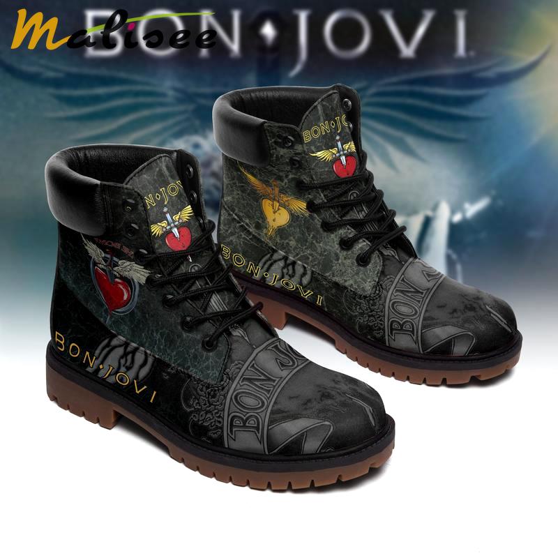 Bon jovi rock band form timboots hot 2023 best gift for fans Timboots Shoes