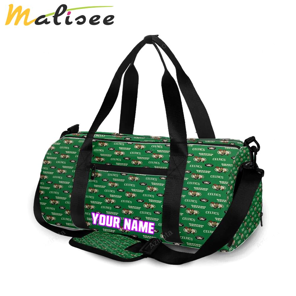 Boston celtics 4 personalized name travel bag gym bag 2048 Travel Bag