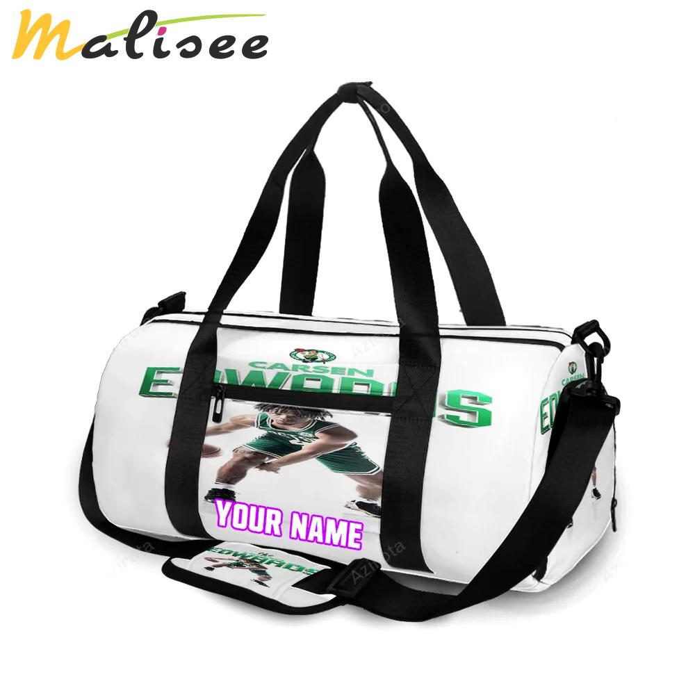 Boston celtics carsen edwards1 personalized name travel bag gym bag 2073 Travel Bag