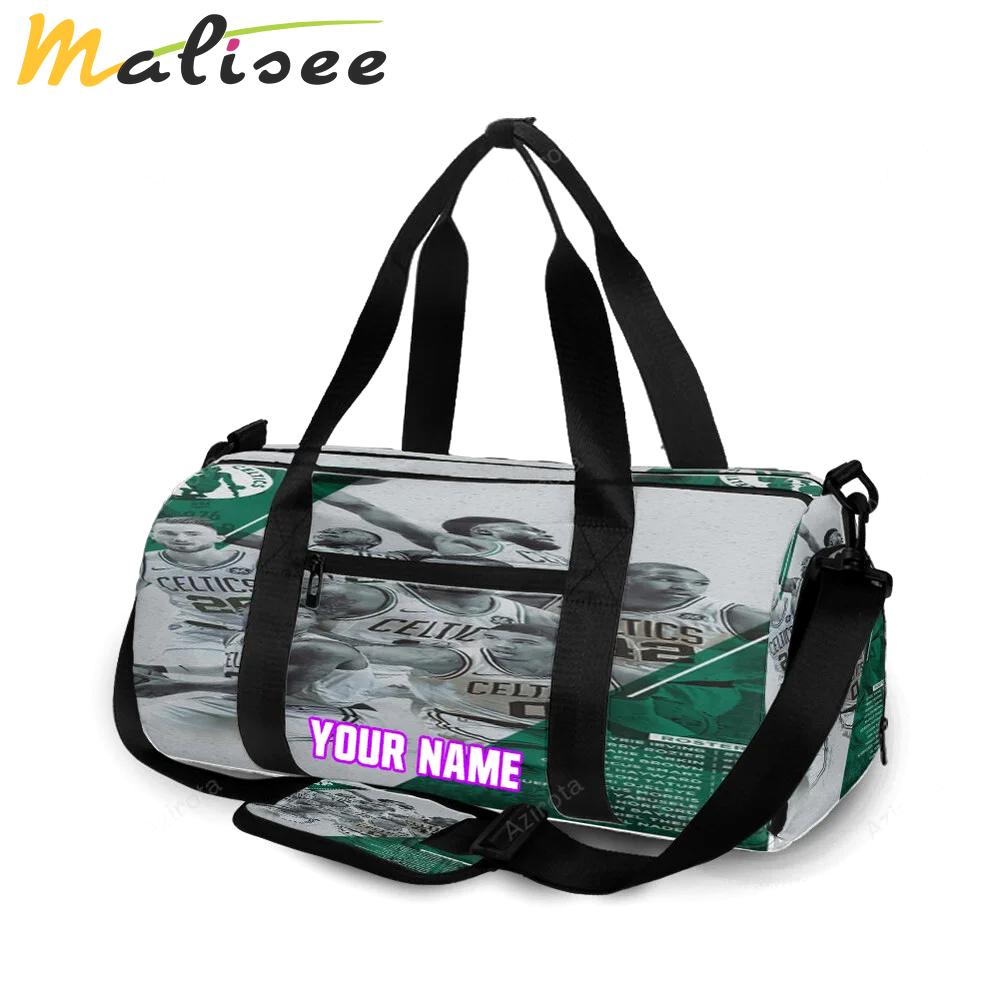 Boston celtics players2 personalized name travel bag gym bag 864 Travel Bag