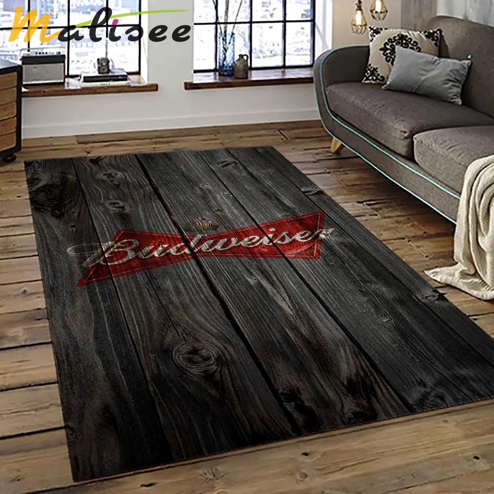 Budweiser american style beer retangle carpet area rug home decor gift best present for friends bw15 Rectangle Rug