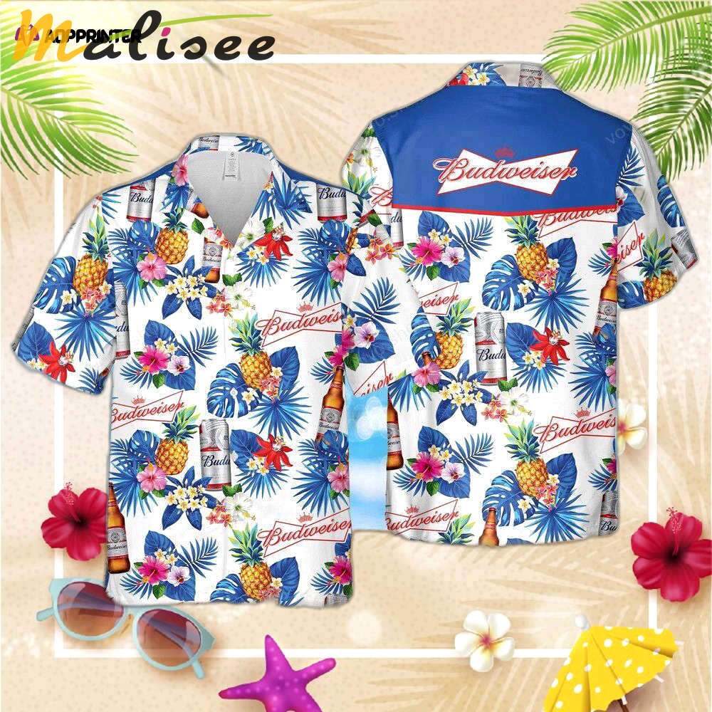 Budweiser beer hawaiian shirt for men and women Hawaii Shirt