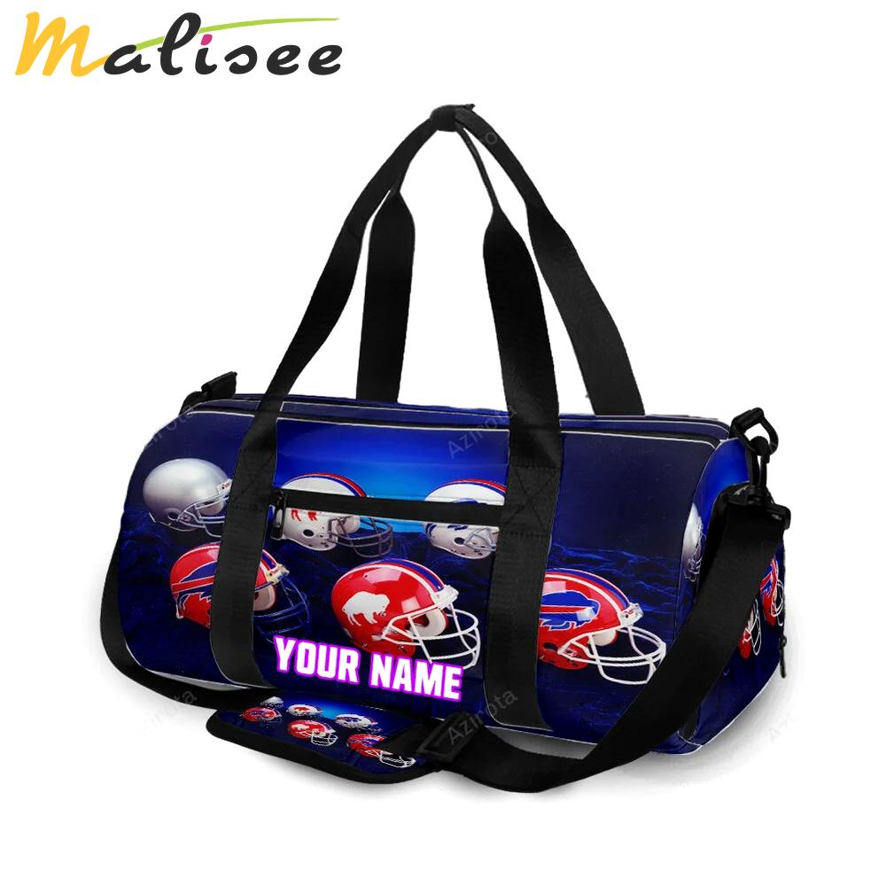 Buffalo bills helmets personalized name travel bag gym bag 1161 Travel Bag