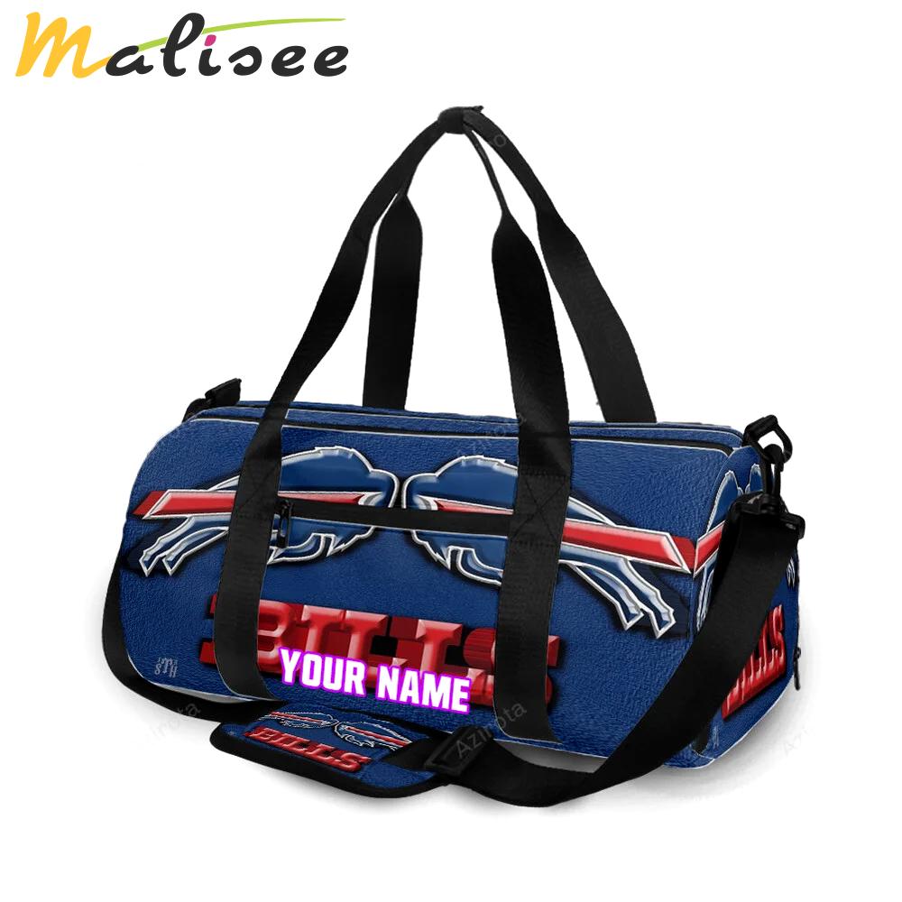 Buffalo bills logo v131 personalized name travel bag gym bag 2088 Travel Bag