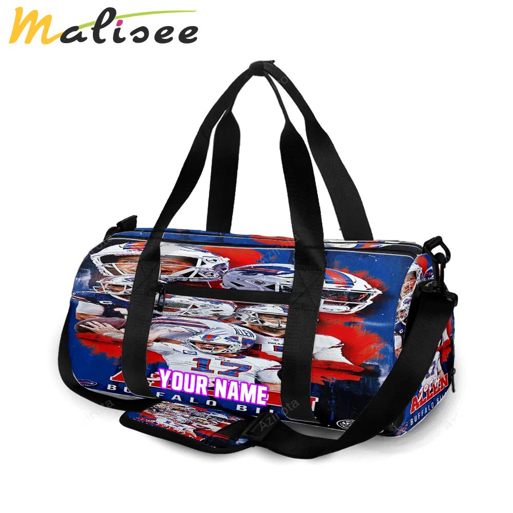 Buffalo bills players v2 personalized name travel bag gym bag 948 Travel Bag