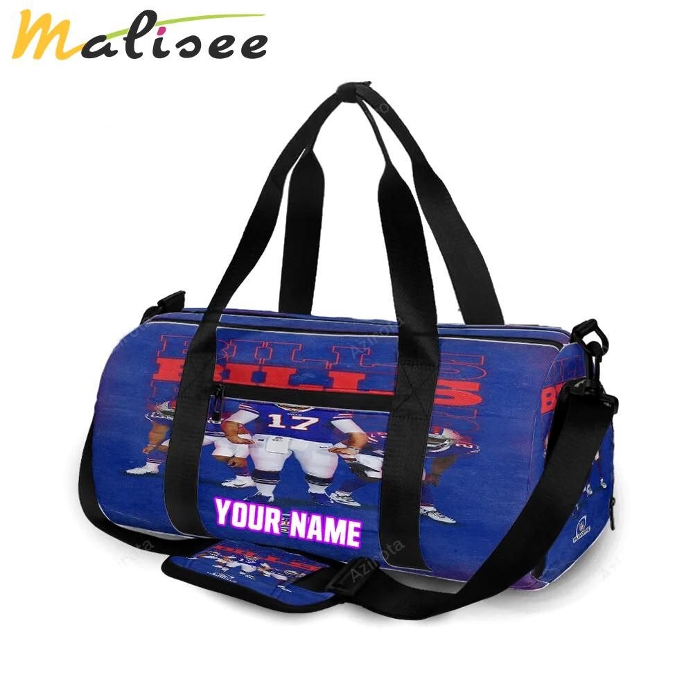 Buffalo bills players v3 personalized name travel bag gym bag 1517 Travel Bag