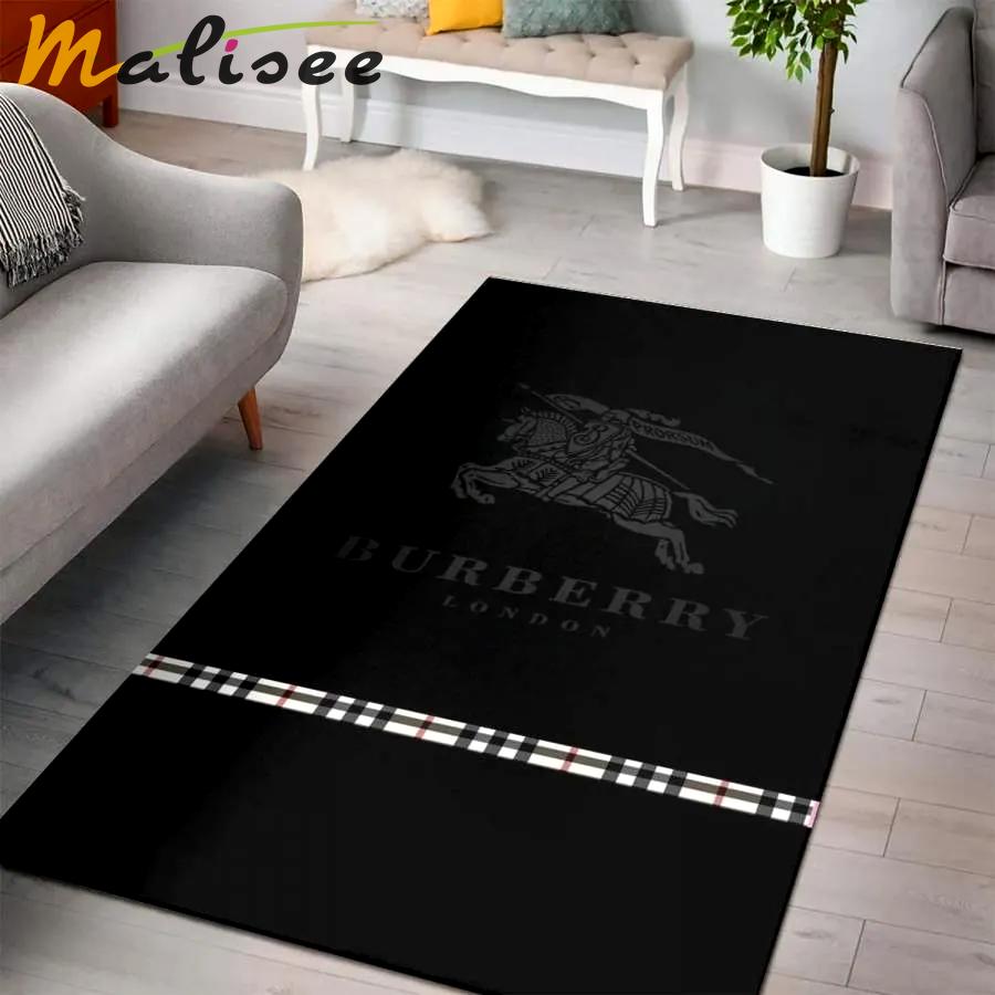 Burberry london logo type 239. Upgrade Your Living Room with Luxury Home Decor: Area Carpets, Floor Decor, Door Mats, and Hot Gift Items with style a High-End Fashion Brand Rectangle Rug