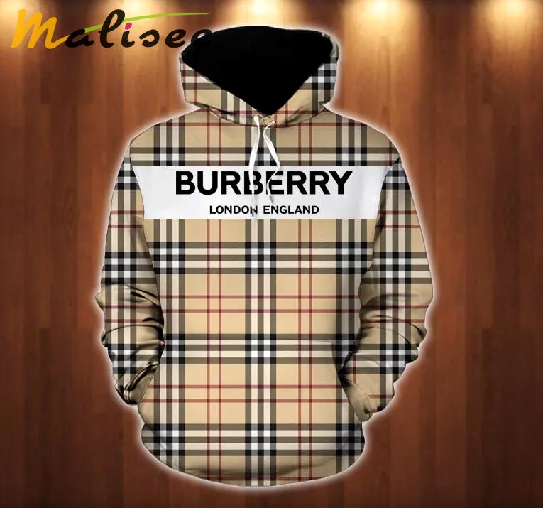 Burberry unisex hoodie for men women luxury brand clothing clothes outfit Hoodie 3D