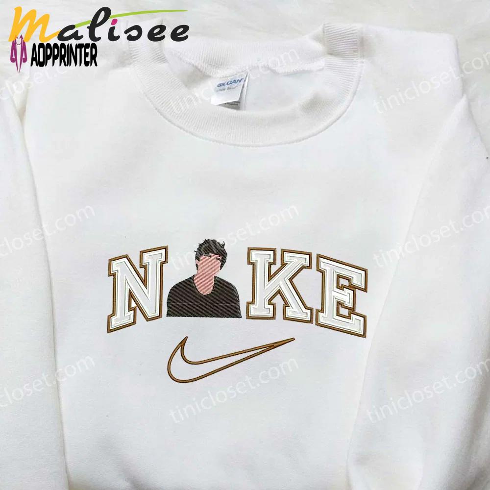 Calum hood x nike embroidered shirt – music inspired nike embroidered shirt Embroidered Shirt