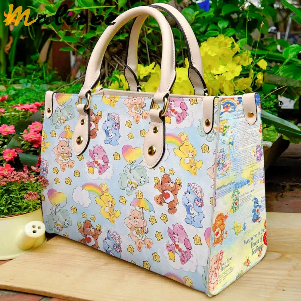 Care bears leather handbag for women gift 2353 Women Leather Hand Bag