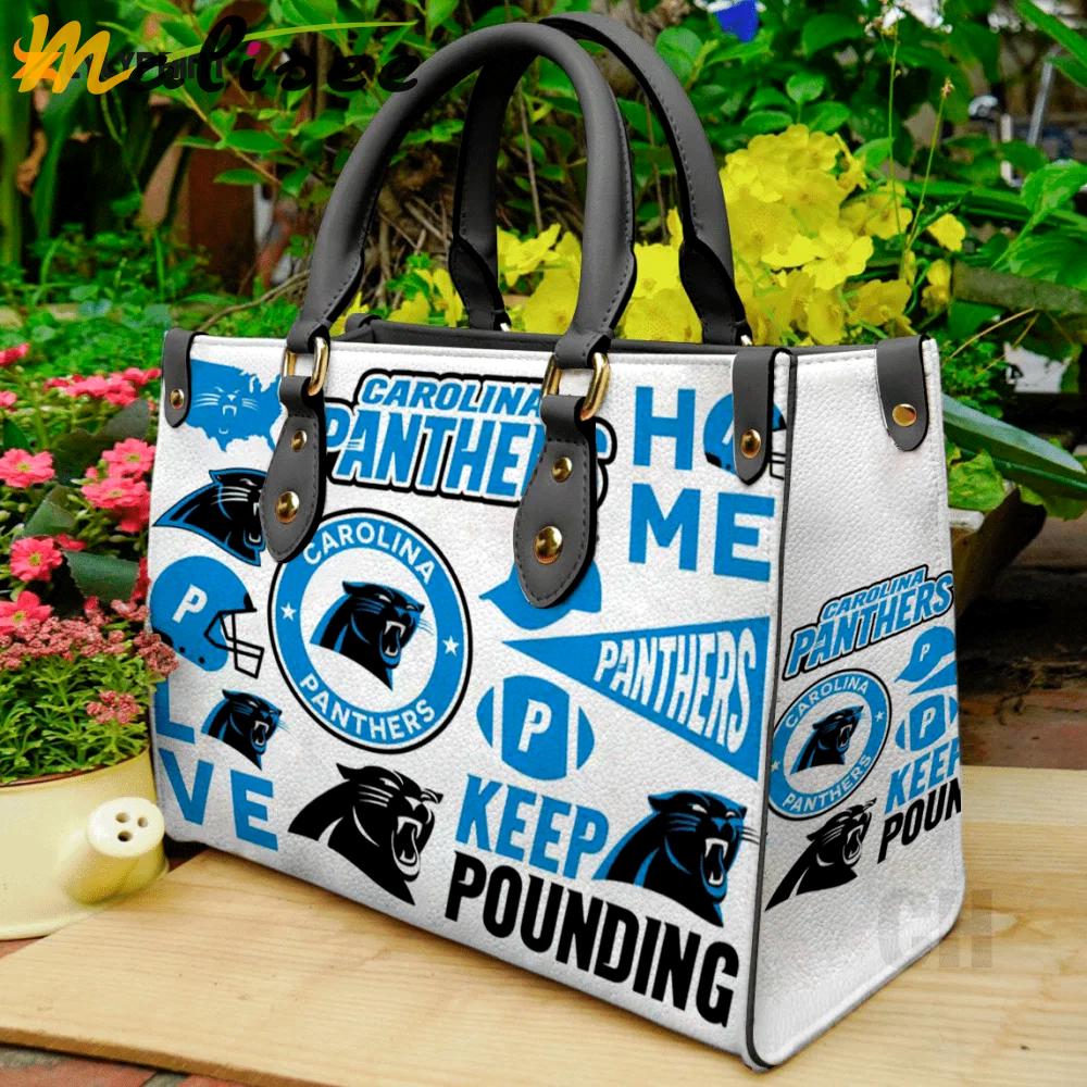 Carolina panthers leather hand bag gift for women’s day – perfect women s day gift! 3795 Women Leather Hand Bag