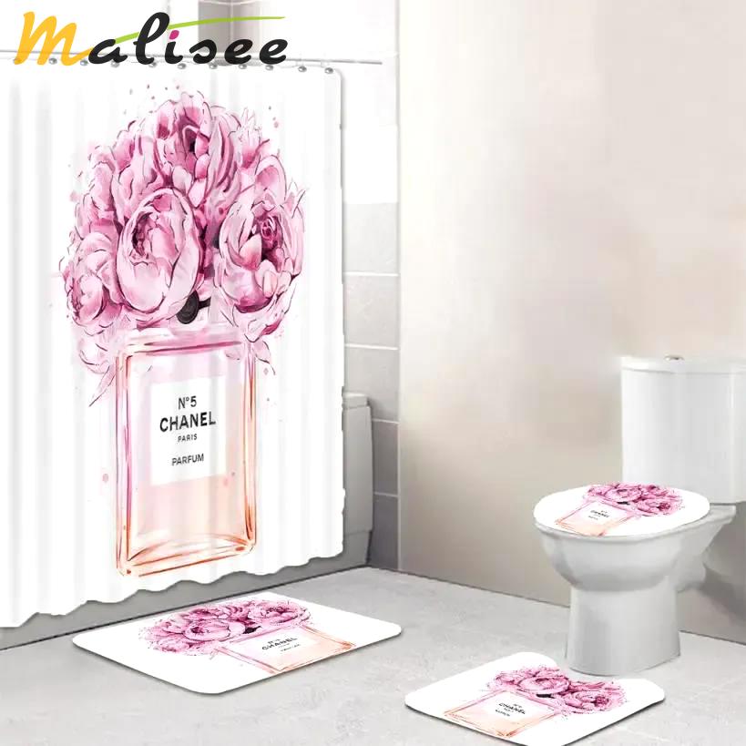 Chanel bath mat luxury fashion brand hypebeast bathroom sets home decor Bathroom Set
