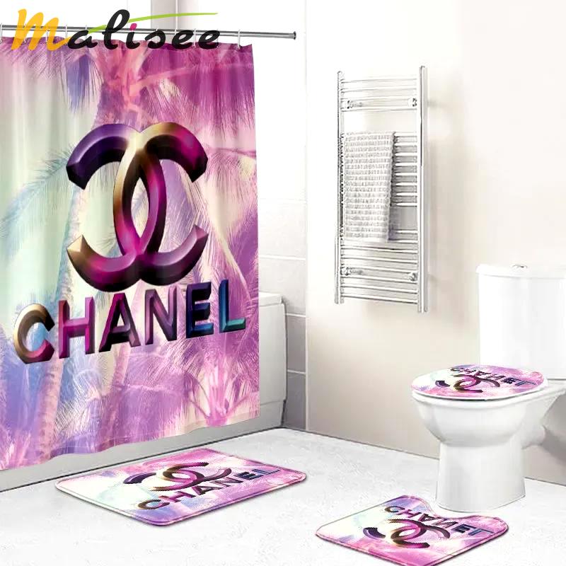 Chanel bath mat luxury fashion brand hypebeast home decor bathroom sets Bathroom Set