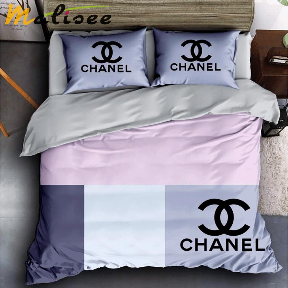 Chanel logo type 276 Bedding Sets bedclothes blankets luxury ideas hyperbeast Bedroom covers premium fashion brand sheets bedspread duvet bed linen home decor