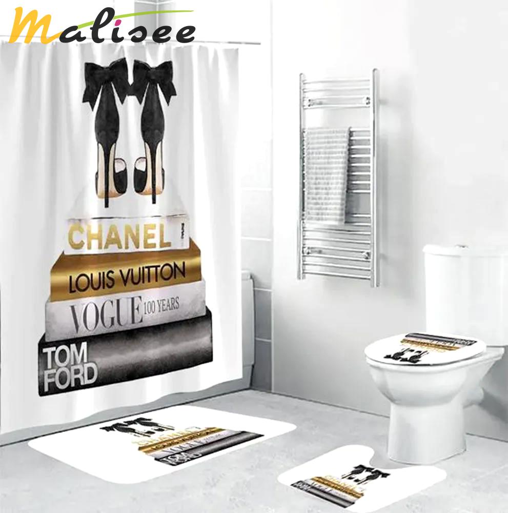 Chanel louis vuitton fashion luxury brand premium bathroom set home decor Bathroom Set