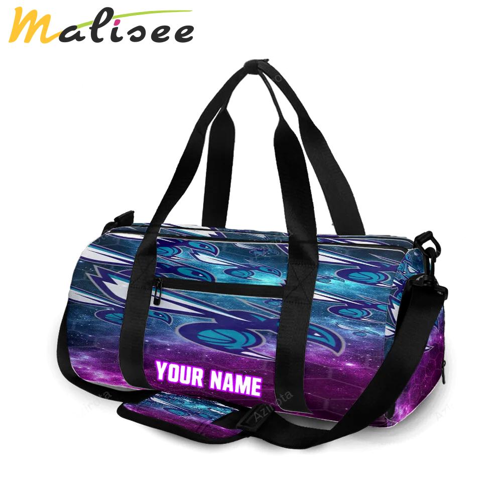 Charlotte hornets hive galaxy personalized name travel bag gym bag 1812 Travel Bag