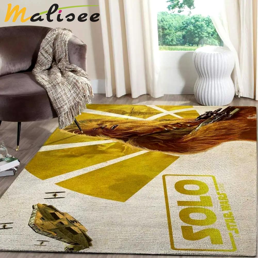 Chewbacca star wars movies area rugs living room carpet fn271209 Rectangle Rug