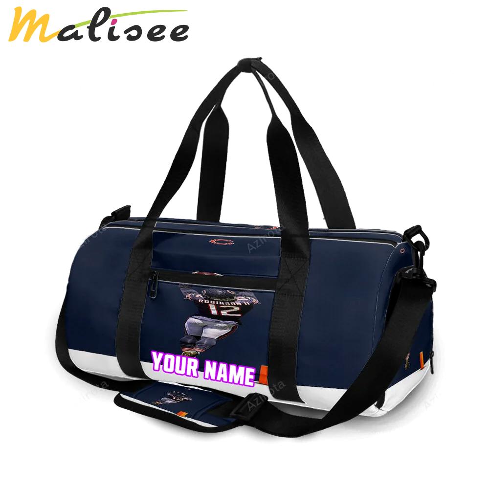 Chicago bears allen robinson1 personalized name travel bag gym bag 1411 Travel Bag