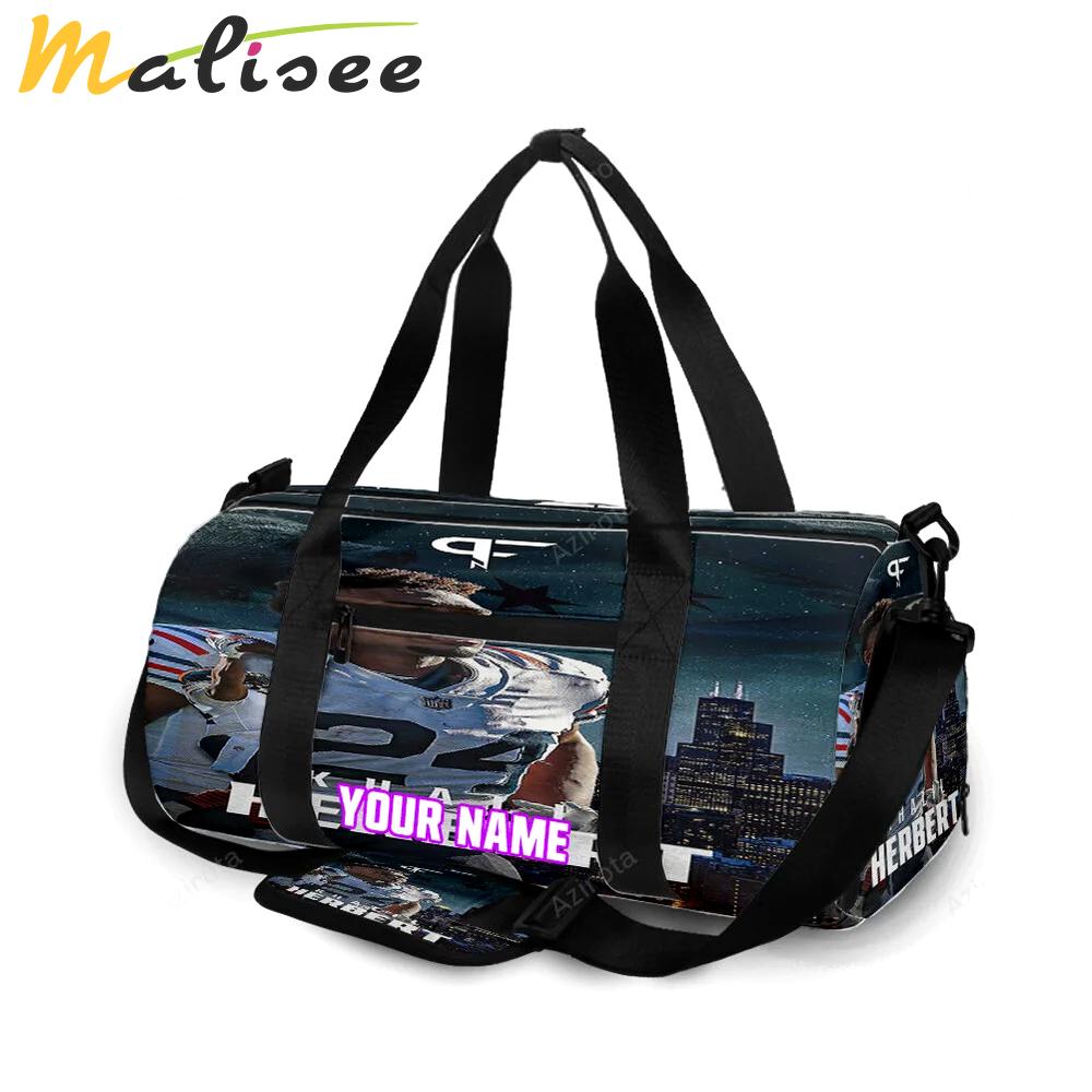 Chicago bears khalil herbert1 personalized name travel bag gym bag 1559 Travel Bag