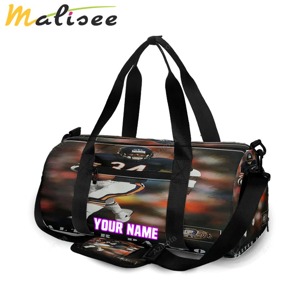 Chicago bears walter payton1 personalized name travel bag gym bag 1949 Travel Bag