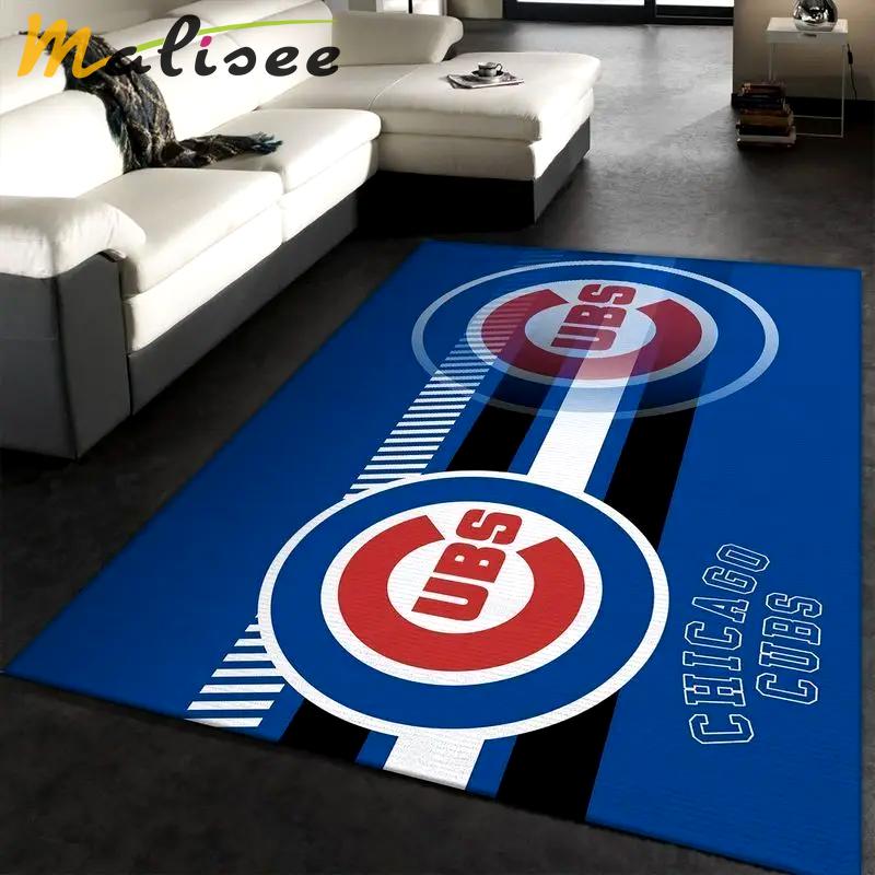 Chicago cubs area rug mlb baseball team logo carpet living room rugs 11 Rectangle Rug