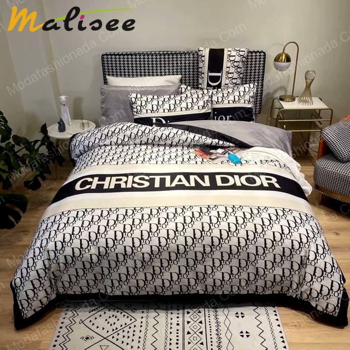 Christian dior logo type 2164 Bedding Sets duvet luxury ideas hyperbeast Bedroom bedspread sheets premium fashion brand home decor bedclothes covers bed linen blankets
