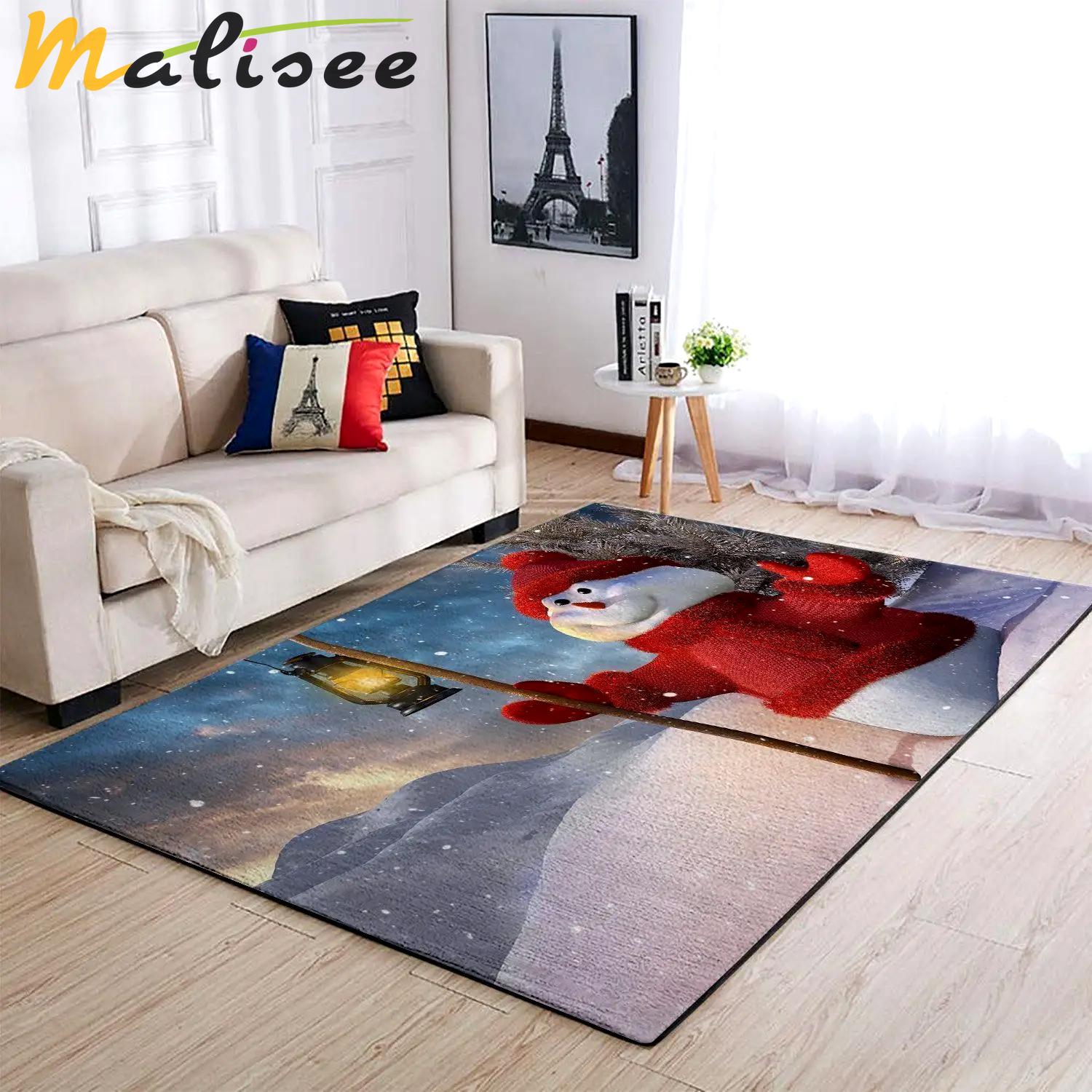 Christmas cute snowman area rug 1910037 ofd area rug living room carpet rug regtangle carpet floor decor home decor Rectangle Rug