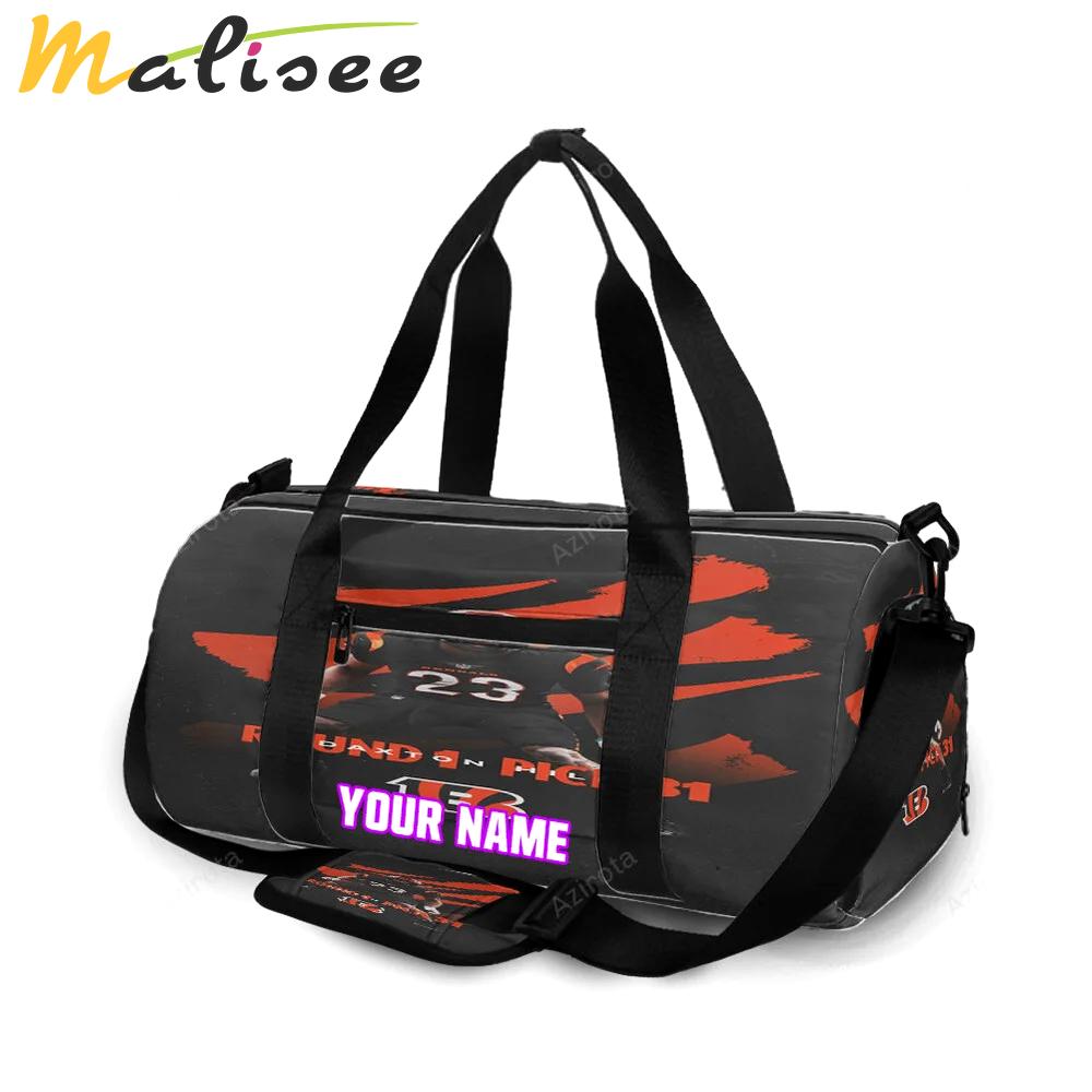 Cincinnati bengals daxton hill 23 personalized name travel bag gym bag 164 Travel Bag
