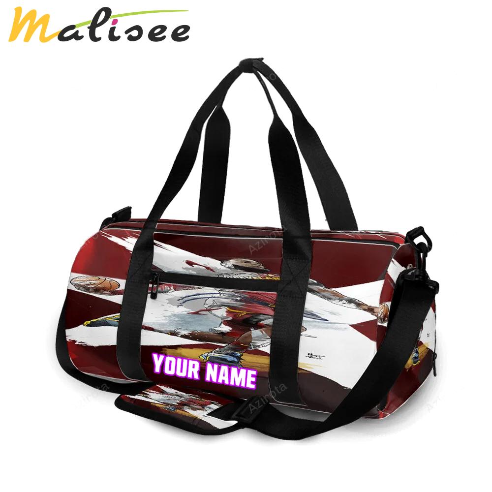 Cleveland cavaliers lebron james 23 v11 personalized name travel bag gym bag 1758 Travel Bag