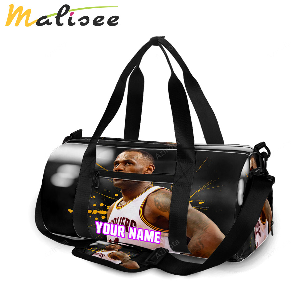 Cleveland cavaliers lebron james v5 23 personalized name travel bag gym bag 190 Travel Bag