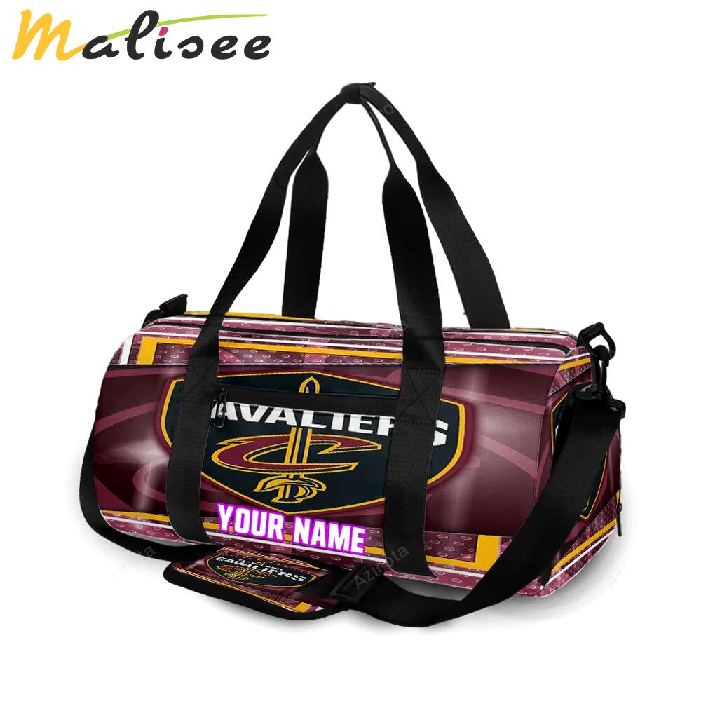 Cleveland cavaliers logo4 personalized name travel bag gym bag 2022 Travel Bag