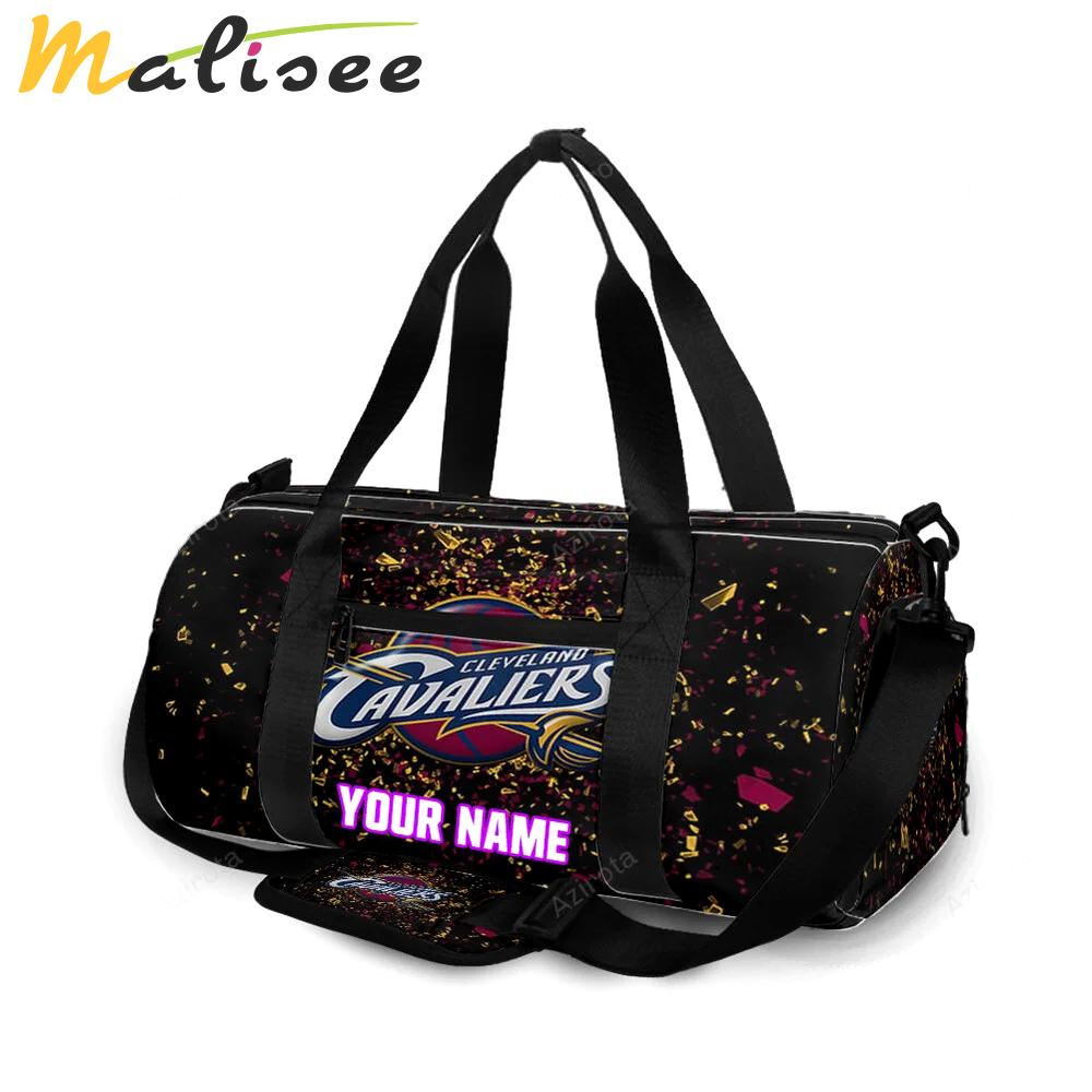 Cleveland cavaliers logo5 personalized name travel bag gym bag 2161 Travel Bag