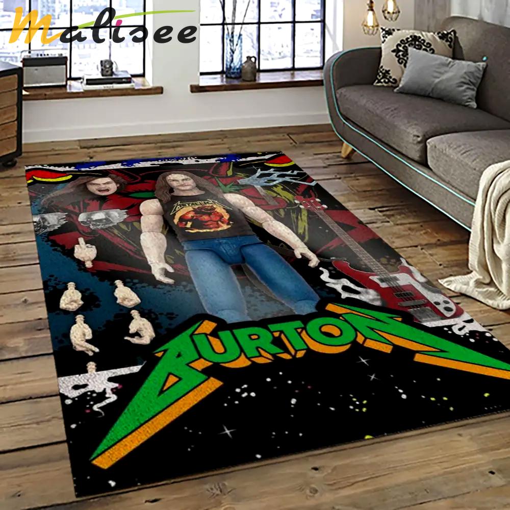 Cliff burton rapper hiphop music retangle carpet area rug home decor best gift for fan and friends cb10 Rectangle Rug