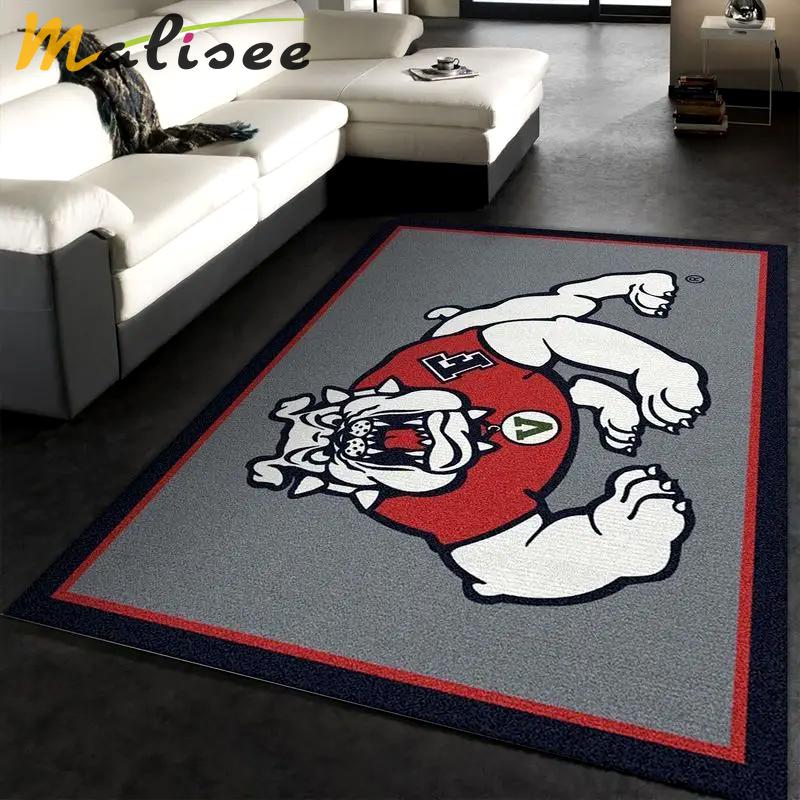 College spirit fresno state sport area rug living room and bed room rug rug regtangle carpet floor decor home decor Rectangle Rug