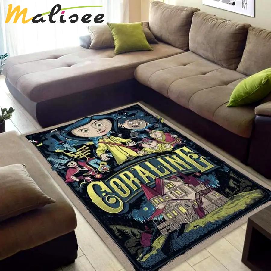 Coraline area rug living room rug home decor home decor bedroom living room decor Rectangle Rug