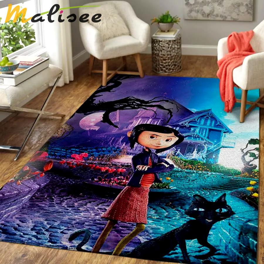 Coraline area rug living room rug home decor movie floor decor cm190901 Rectangle Rug