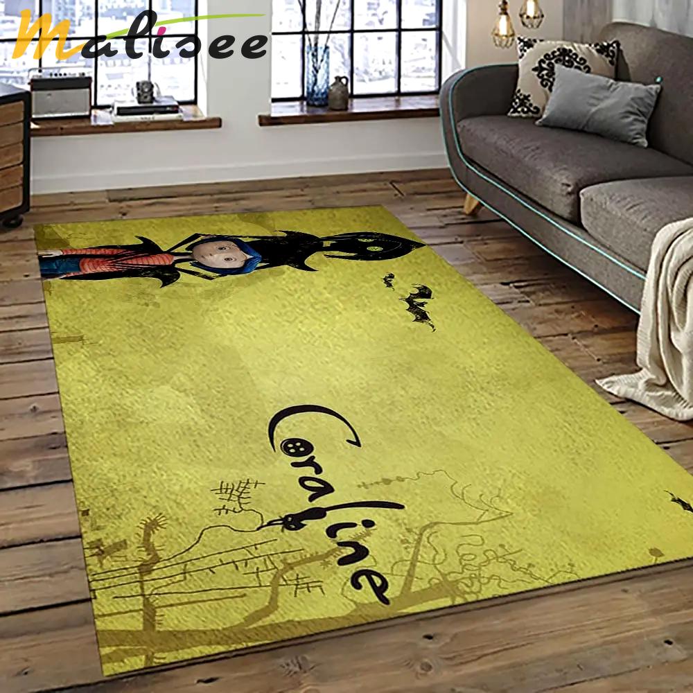 Coraline fantastic film movie carpet area rug home decor halloween gift best present for friends cr45 Rectangle Rug