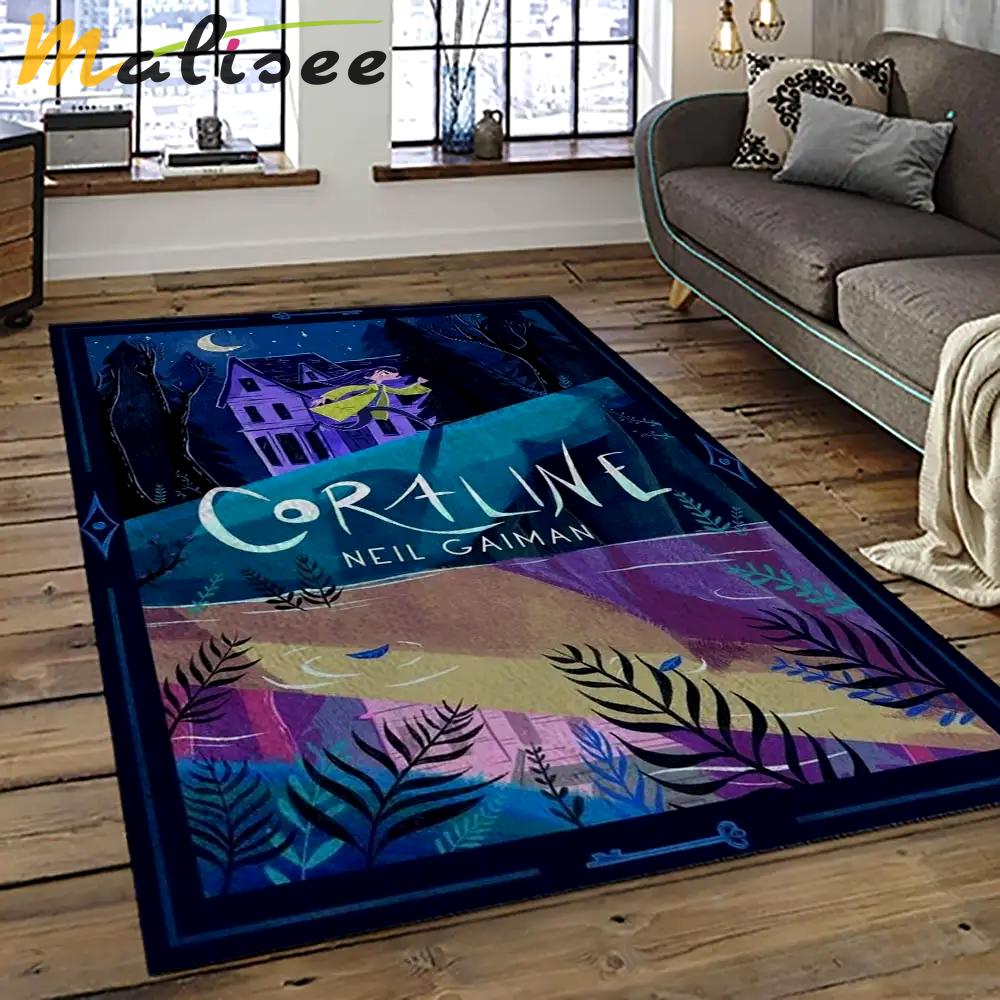 Coraline fantastic film movie carpet area rug home decor halloween gift best present for friends cr9 Rectangle Rug